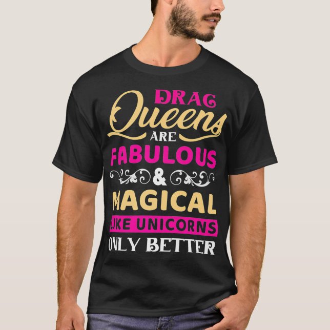 T-shirt Faites glisser Queen faboluos et la fierté magique (Devant)