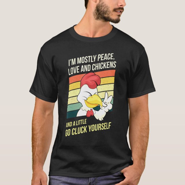 T-shirt Faites gluck vous-même amateur de poulet (Devant)