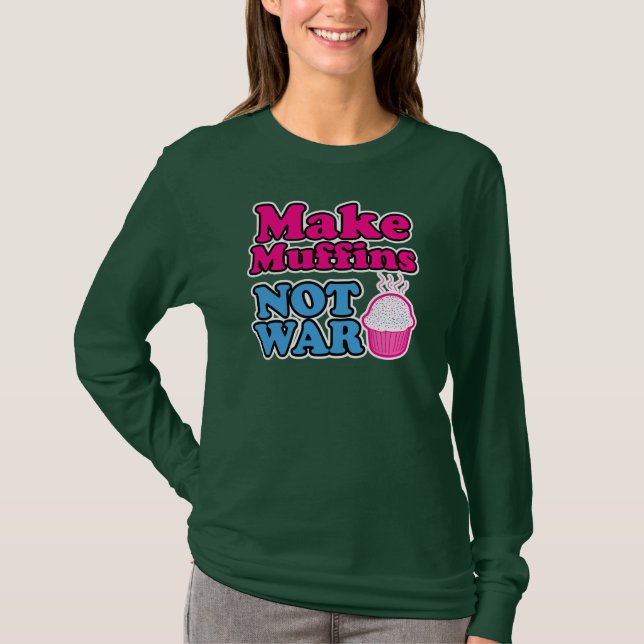 T-shirt Faites la guerre de petits pains pas (Devant)