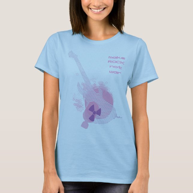 T-SHIRT FAITES LA GUERRE DE ROCHE PAS (Devant)