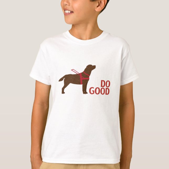 T-shirt Faites le bien - Service Dog - Laboratoire de choc (Devant)