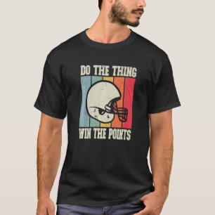 T-shirt Faites Le Chose Gagner Les Points Football Vintage