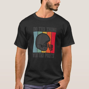 T-shirt Faites Le Chose Gagner Les Points Football Vintage