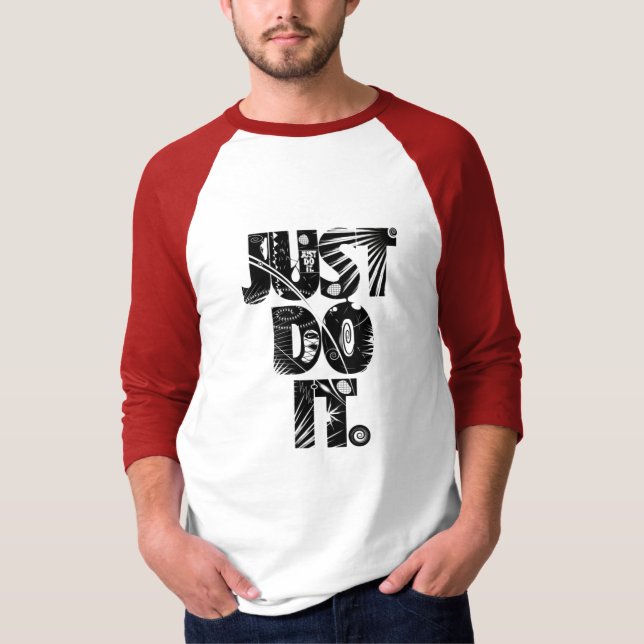 T-shirt Faites-le simplement (Devant)