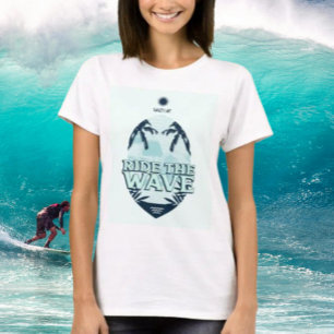 T-shirt Faites le tour de la vague par Salty AF