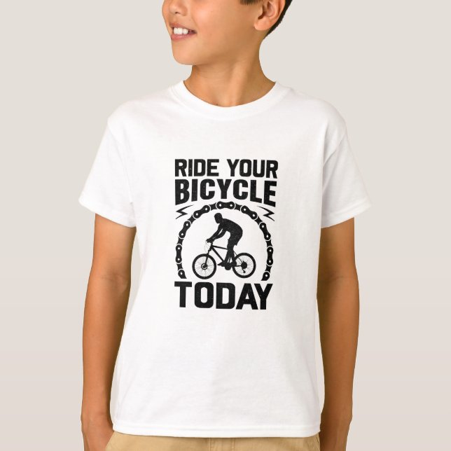 T-shirt Faites le tour de votre vélo aujourd'hui-vélo amus (Devant)