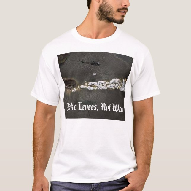 T-shirt Faites les levées, pas guerre (Devant)