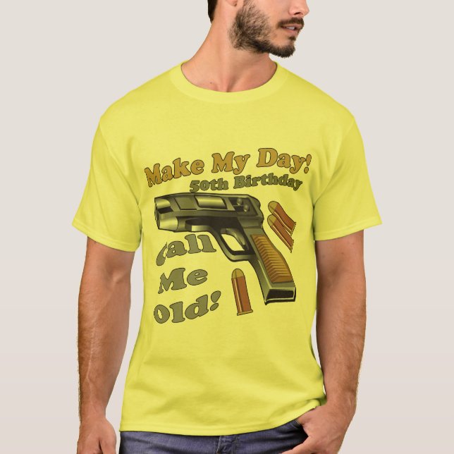 T-shirt Faites mes cinquantième cadeaux d'anniversaire de (Devant)