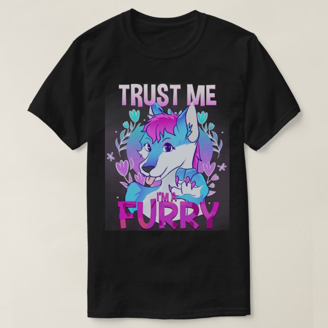 T-shirt Faites-moi confiance I a I Furries Cosplay Fandom  (Design devant)