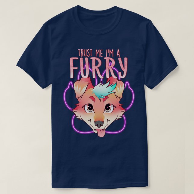 T-shirt Faites-moi confiance I a I Furries Cosplay Fandom  (Design devant)