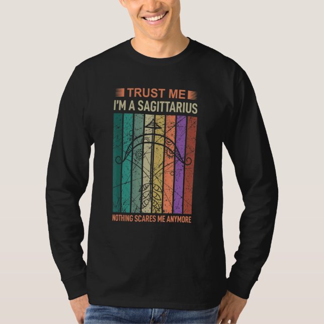 T-shirt Faites-moi confiance Im A Sagittarius Astrologie (Devant)