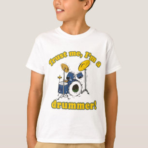 T-shirt Faites-moi confiance Im un batteur