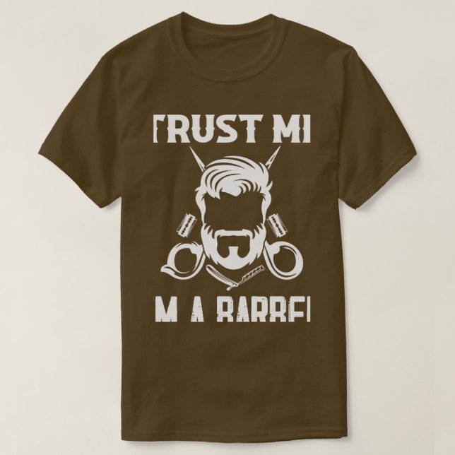 T-shirt Faites-moi confiance Ix27M Un Barbier Barbier Coup (Design devant)