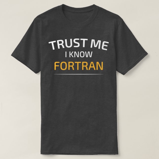 T-shirt Faites-moi confiance Je Connais Fortran Data Scien (Design devant)
