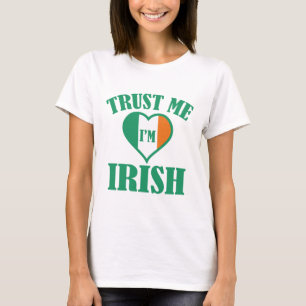 T-shirt Faites-moi confiance Je suis Irlandais