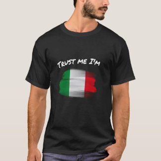 T-shirt Faites-moi confiance Je suis Italien - Italie Vint