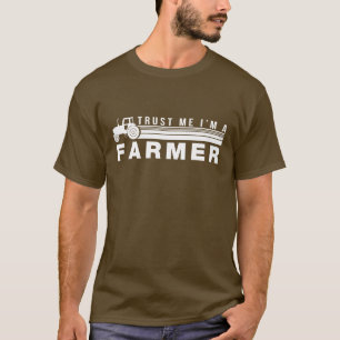 T-shirt Faites-moi confiance je suis un agriculteur