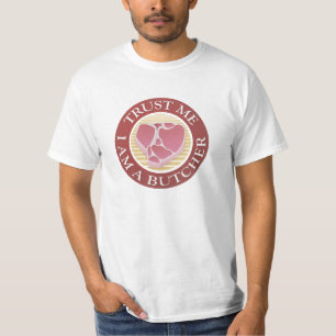 T-shirt Faites-moi confiance, je suis un T-bone du boucher