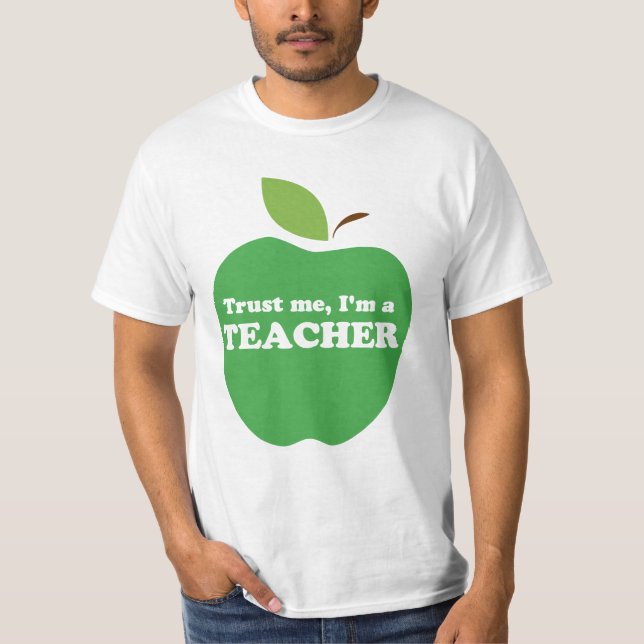 T-shirt Faites-moi confiance, je suis un vert Apple de (Devant)