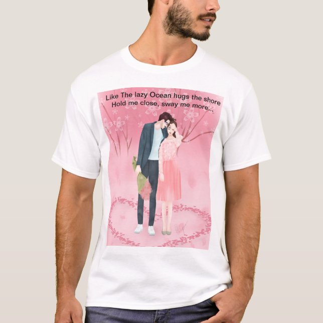 T-shirt Faites-moi plus attention. (Devant)
