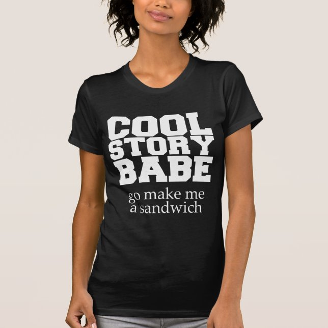 T-shirt Faites-moi un sandwich (Devant)