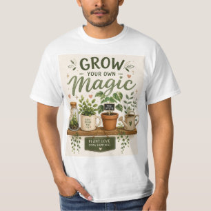 T-shirt Faites Pousser Votre Propre Magie Plante d'Esthé