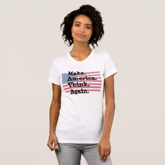 T-shirt Faites repenser la chemise féminine aux Etats-Unis