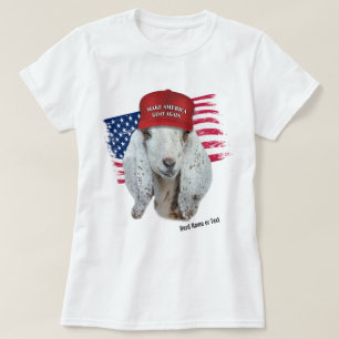 T-shirt Faites revenir America CHAT Chèvre laitière nubien