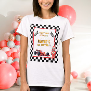 T-shirt Faites Rugir Vos Moteurs Course automobile 1er Ann