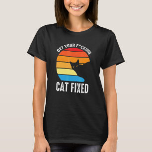 T-shirt Faites stériliser votre chat Sauvetage animalier