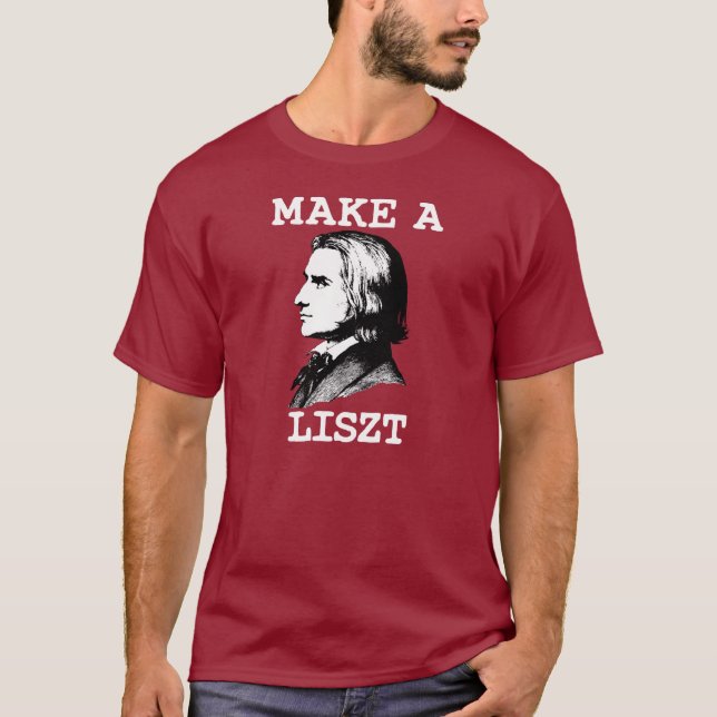 T-shirt Faites un Liszt (Devant)