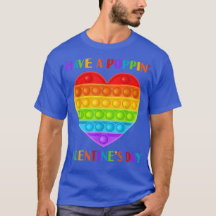 T-shirt Faites un Poppin' Valentine's Day Popping V-Day He