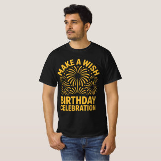T-shirt Faites un voeu anniversaire Tee