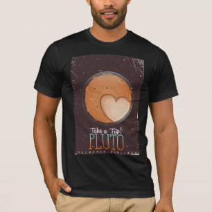 T-shirt Faites un voyage ! Affiche de voyage sur Pluton