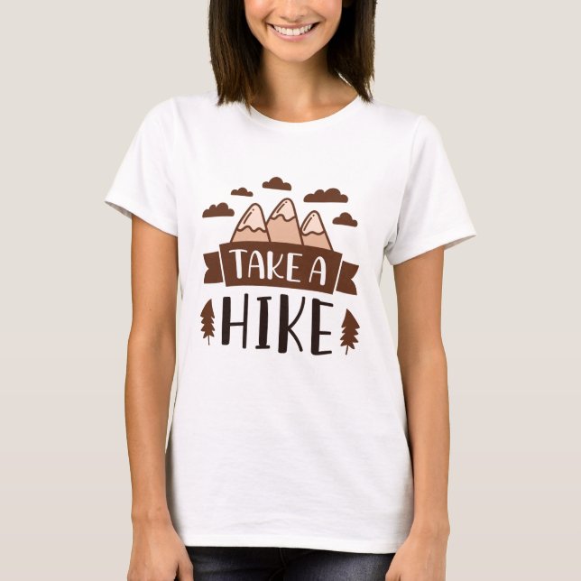 T-shirt Faites Une Randonnée (Devant)
