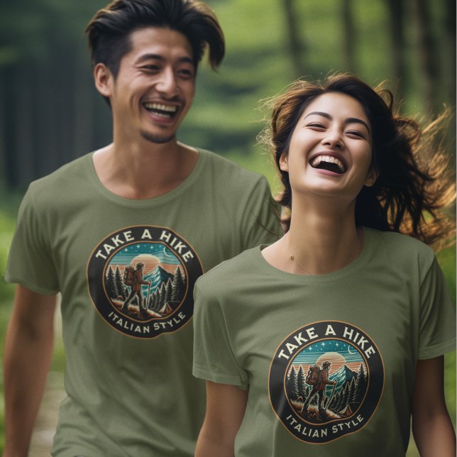T-SHIRT FAITES UNE RANDONNÉE À L'ITALIENNE (Créateur téléchargé)