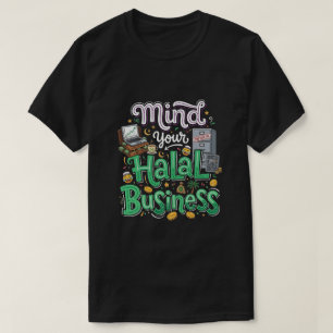 T-shirt Faites Votre Affaire Halal - Blague Musulmane Drôl