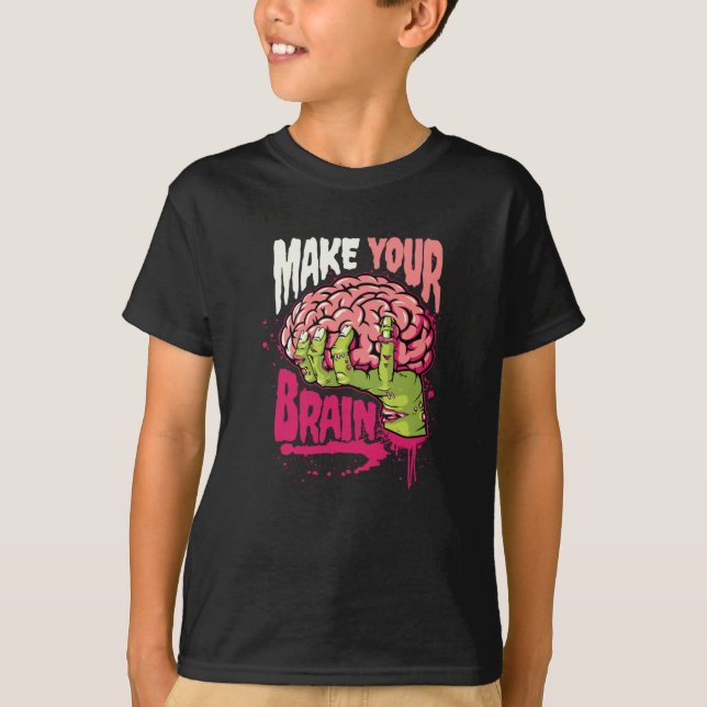 T-shirt Faites Votre Cerveau (Devant)