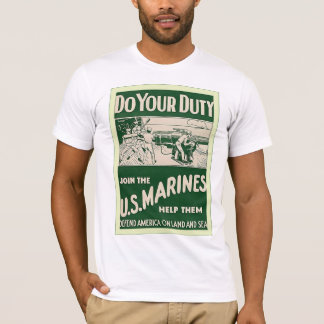 T-shirt Faites votre guerre mondiale vintage de ~ de