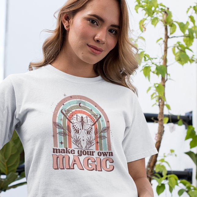 T-shirt Faites votre propre Boho Magique Arc-en-ciel (Créateur téléchargé)
