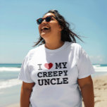 T-shirt Faites votre propre coeur<br><div class="desc">I Love My Déplaisant Uncle T-Shirt - Il ya certainement des moments où nous souhaitons que nous puissions choisir notre famille. Ce moment où votre parent ou votre frère fait quelque chose de digne de ce nom nous arrive à tous. Mais après tout on dit et on fait que ce...</div>