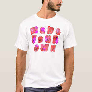 T-shirt Faites votre propre coeur Art Design d'impression