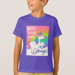T-shirt Faites votre propre magie   Cute Unicorn