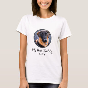 T-shirt Faites votre propre photo de chien personnalisée M