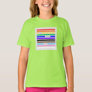 T-shirt Faites-vous Fier Arc-en-ciel Caviardage Fierté 202