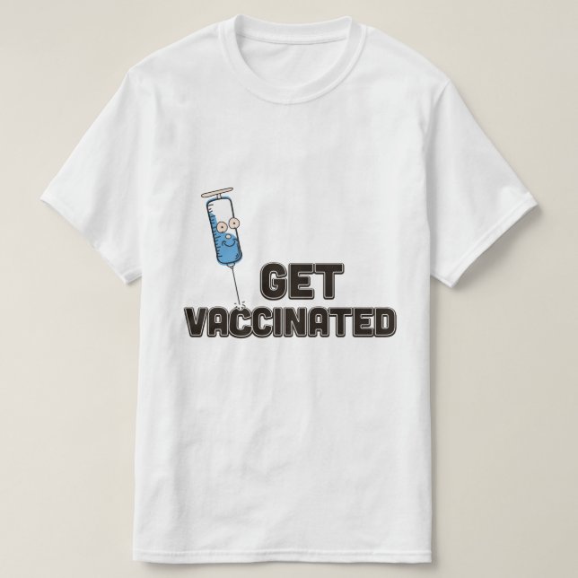 T-shirt Faites-vous vacciner (Design devant)