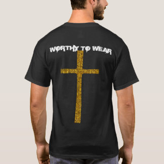 T-shirt Faith Cross Gold - À Porter