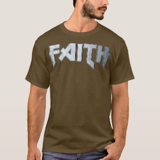 T-shirt Faith en métal lourd