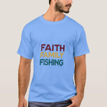 Faith Family Fishing Graphic Tee - Parfait
