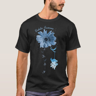 T-shirt Faith Hope Combattre l'amour Elephant Tournesol Di